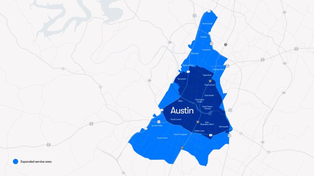 Waymo Expands Autonomous Taxi Service Coverage in Austin, Outpacing Tesla