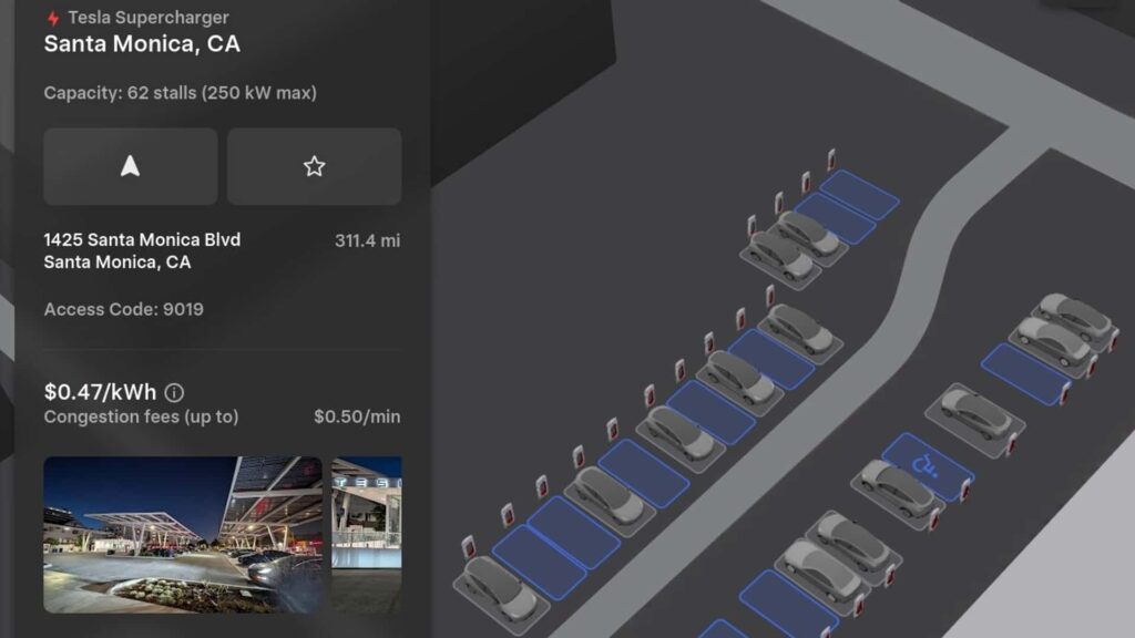 Tesla’s Supercharger Map Update Makes Charging Effortless