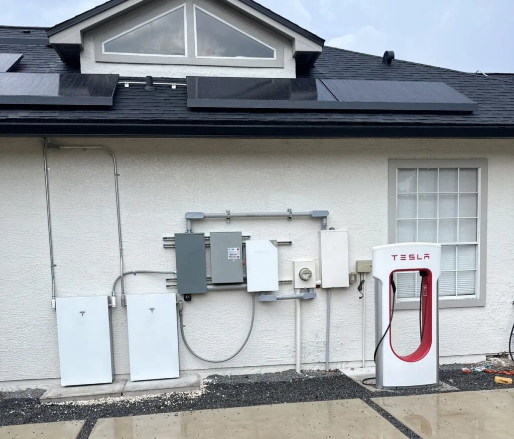 Tesla Enthusiast Creates Personal ‘Supercharging Station’ for Home Charging