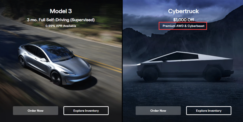 Tesla Excludes $59,990 Cybertruck AWD From Referral Program Amid Surging Orders