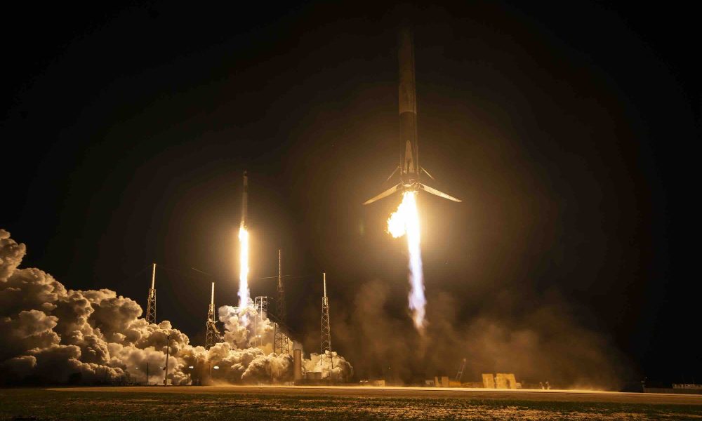 SpaceX successfully launches Crew-12 on Falcon 9 and achieves historic first booster landing at LZ-40 pad