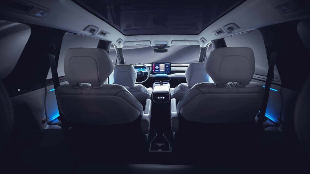 Explore the Sleek Interior Design of this Tesla-Inspired Vehicle