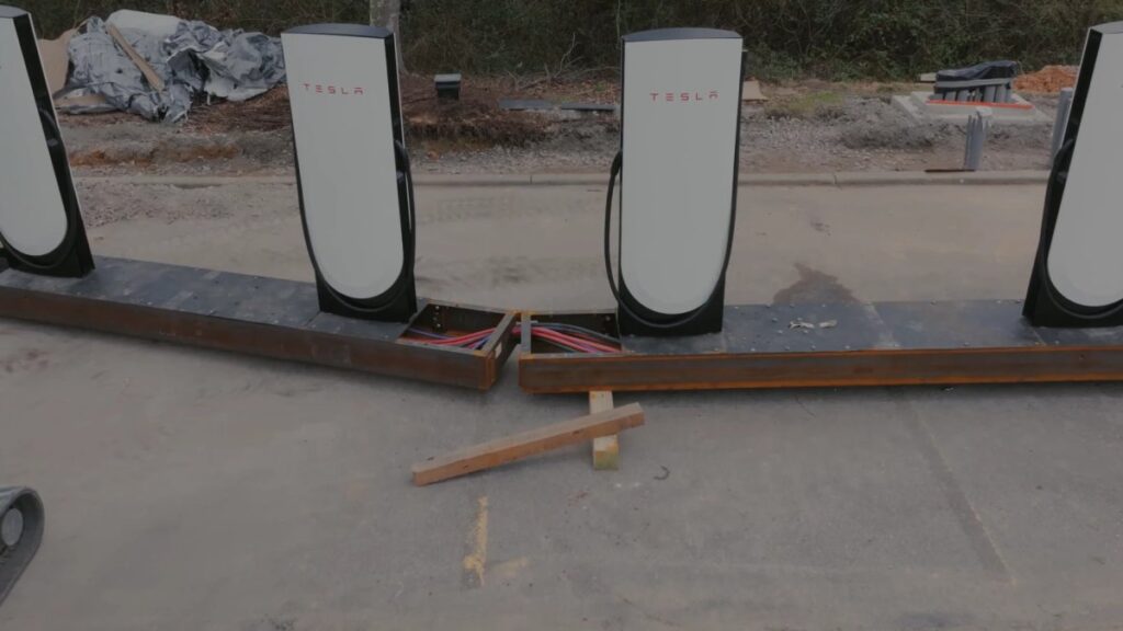 Tesla Introduces Foldable Superchargers for Quicker and More Affordable Installation