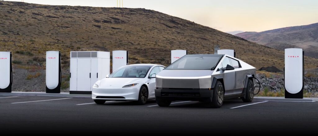 Expansion of Tesla’s 500 kW V4 Superchargers in the U.S.