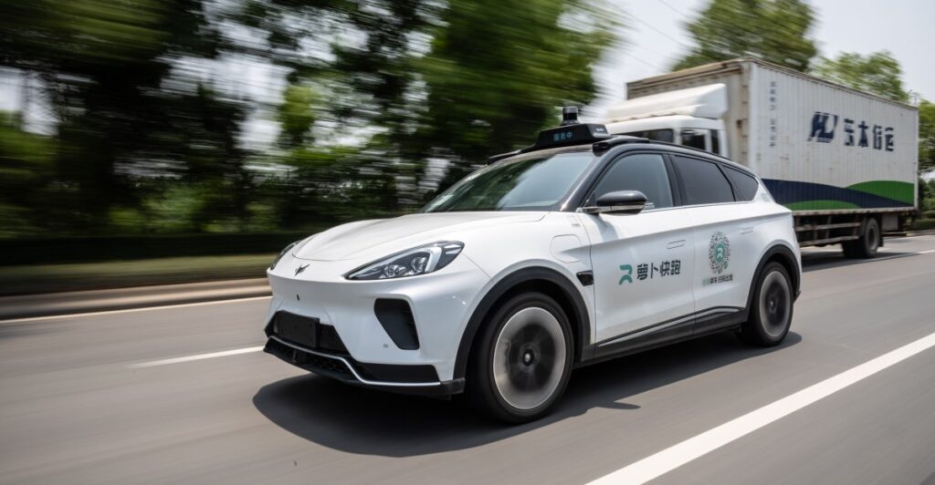 Robotaxis in Baidu’s fleet stuck in traffic, causing disruption