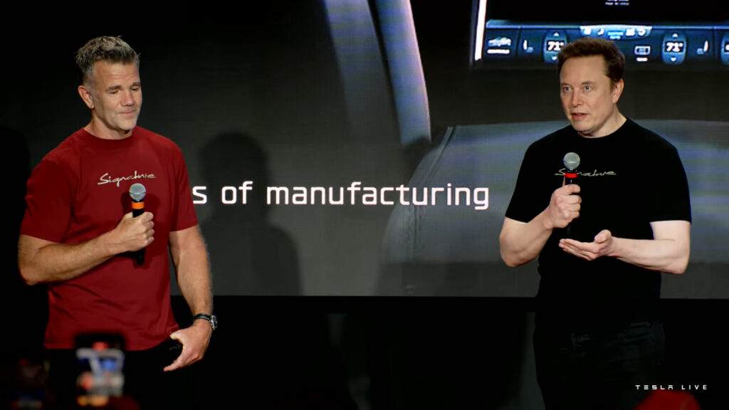 Franz and Musk Reflect on 18 Years of Innovation at Tesla’s Signature Delivery Event