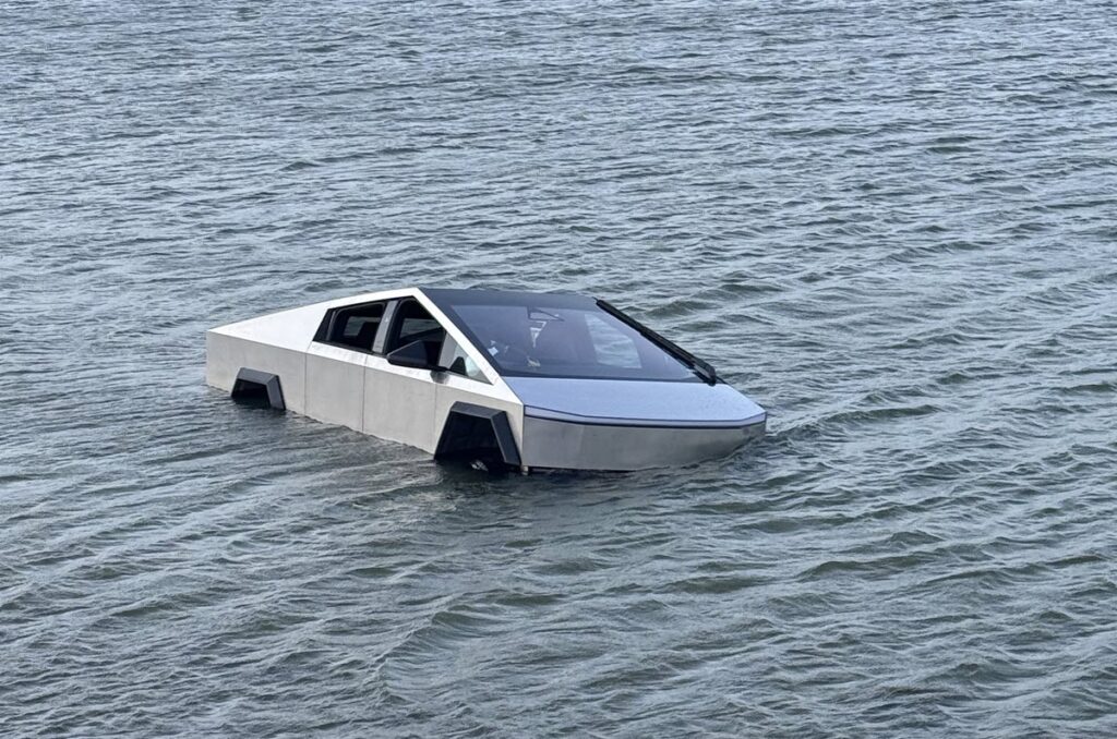 Tesla Cybertruck Driver Arrested for Reckless Driving in Texas Lake