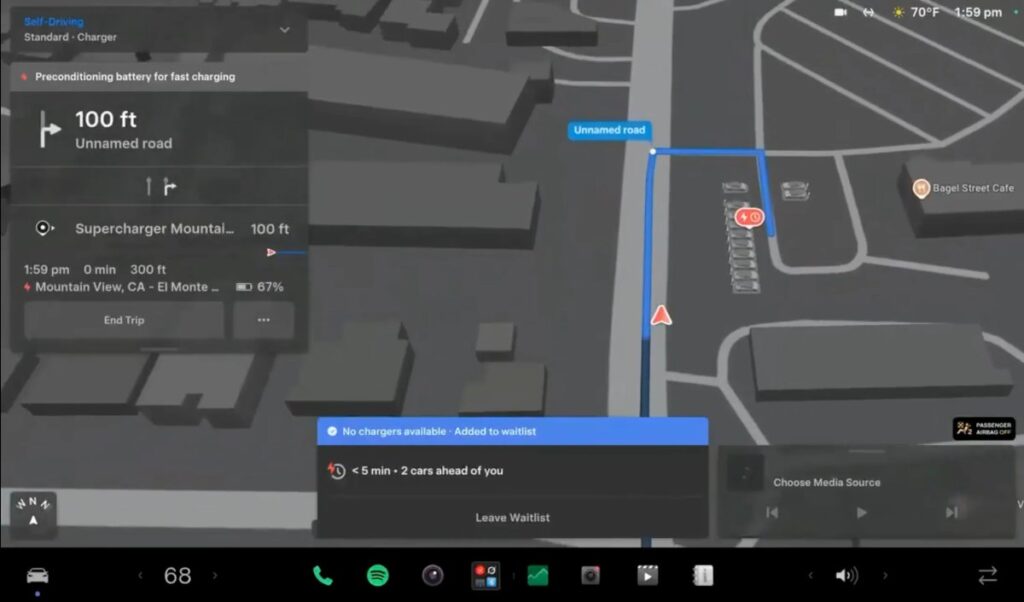 Tesla Introduces Virtual Queues for Supercharger Stations at Five Locations